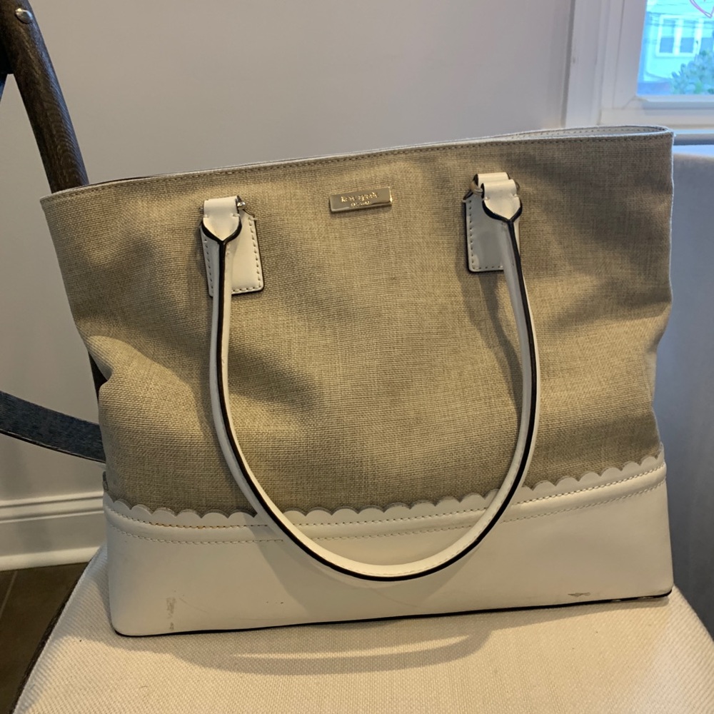 Kate Spade Grey/White Pocketbook